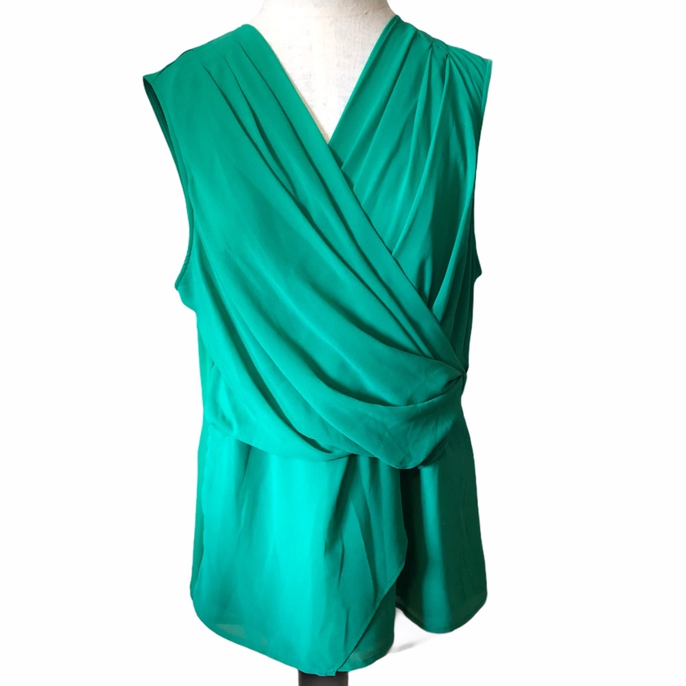 Calvin Klein Wrap Blouse